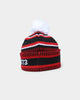 New Era St. Kilda Saints AFL Opening Bounce 2022 Pom Wordmark Beanie Red
