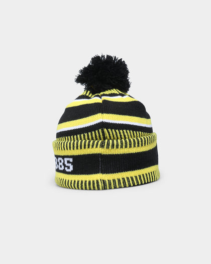New Era Richmond Tigers AFL Opening Bounce 2022 EST Pom Wordmark Beanie Yellow