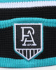 New Era Port Adelaide Power AFL Opening Bounce 2022 Pom Waffle Wordmark Beanie Black/Turquoise