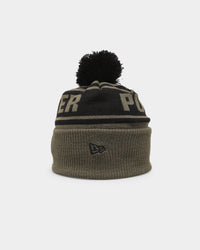 New Era Port Adelaide Power 'AFL '22 Olive' Pom Knit Beanie Green