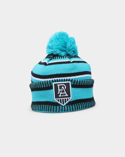 New Era Port Adelaide AFL Opening Bounce 2022 Pom Wordmark Beanie Turquoise