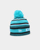 New Era Port Adelaide AFL Opening Bounce 2022 Pom Wordmark Beanie Turquoise