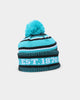 New Era Port Adelaide AFL Opening Bounce 2022 Pom Wordmark Beanie Turquoise