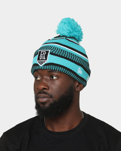 New Era Port Adelaide AFL Opening Bounce 2022 Pom Wordmark Beanie Turquoise