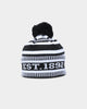 New Era Collingwood Magpies AFL Opening Bounce 2022 Pom Wordmark Beanie Black