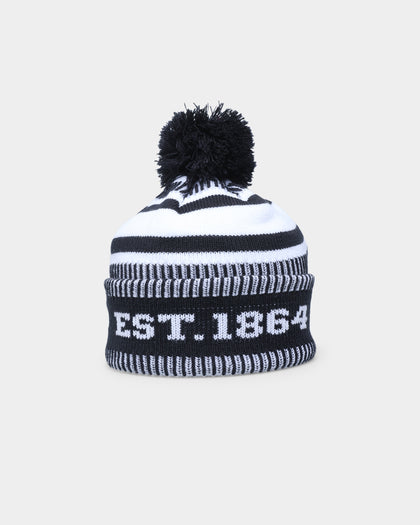 New Era Carlton Blues AFL Opening Bounce 2022 Pom Wordmark Beanie Navy