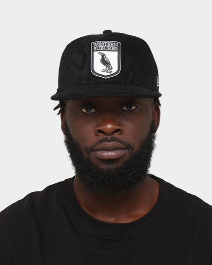 New Era Western Suburbs Magpies NRL '22 Cord The Golfer Snapback Black