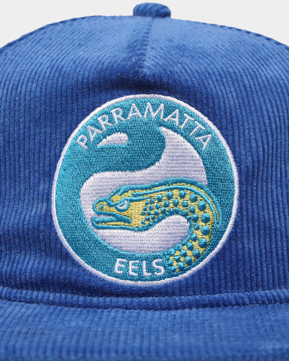 New Era Parramatta Eels NRL '22 Cord The Golfer Snapback Open Blue