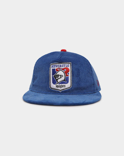 New Era Newcastle Knights NRL '22 Cord The Golfer Snapback Open Blue