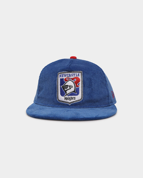 New Era Newcastle Knights NRL '22 Cord The Golfer Snapback Open Blue