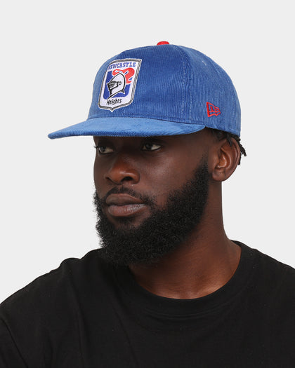 New Era Newcastle Knights NRL '22 Cord The Golfer Snapback Open Blue