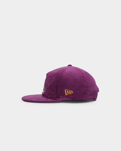 New Era Melbourne Storm NRL '22 Cord The Golfer Snapback Open Purple