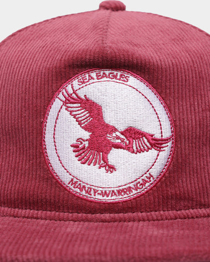 New Era Manly Warringah Sea Eagles NRL '22 Cord The Golfer Snapback Open Purple