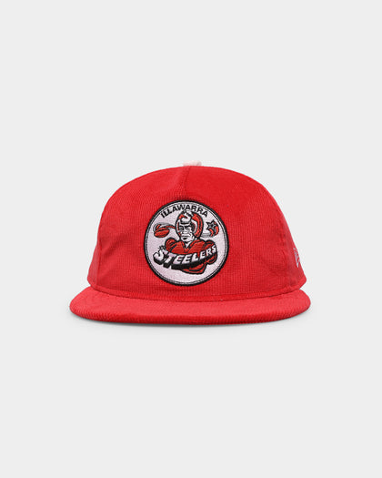 New Era Illawarra Steelers NRL '22 Cord The Golfer Snapback Red