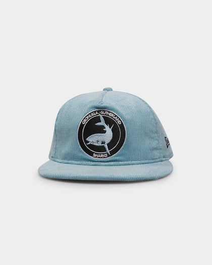 New Era Cronulla-Sutherland Sharks NRL '22 Cord The Golfer Snapback Open Blue