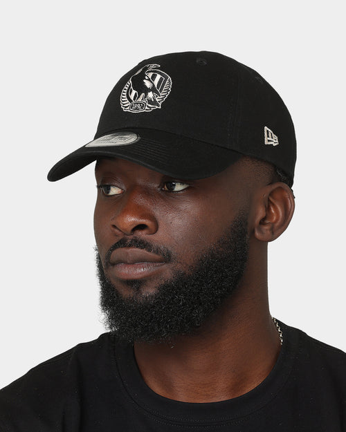 New Era Casual Classic Collingwood Magpies AFL Opening Bounce 2022 Cap Black Stone