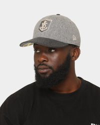 New Era Fremantle Dockers 'Melton Wool Cap' AFL '22 59FIFTY Low Profile Fitted Dark Grey