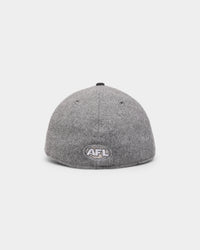New Era Essendon Bombers 'Melton Wool Cap' AFL '22 59FIFTY Low Profile Fitted Dark Grey