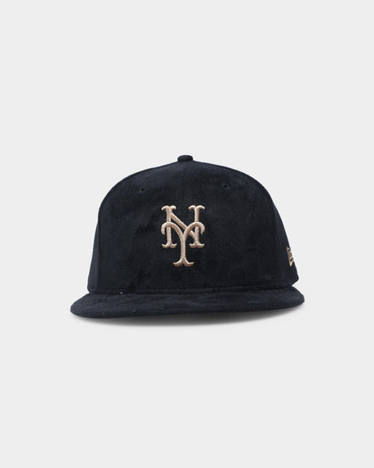 New Era New York Mets Black Tan Suede 59FIFTY Fitted Black/Tan