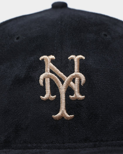 New Era New York Mets Black Tan Suede 59FIFTY Fitted Black/Tan