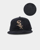 New Era Chicago White Sox Black Tan Suede 59FIFTY Fitted Black/Tan