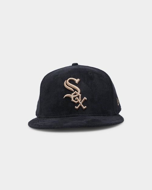 New Era Chicago White Sox Black Tan Suede 59FIFTY Fitted Black/Tan