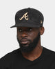 New Era Atlanta Braves Black Tan Suede 59FIFTY Fitted Black/Tan