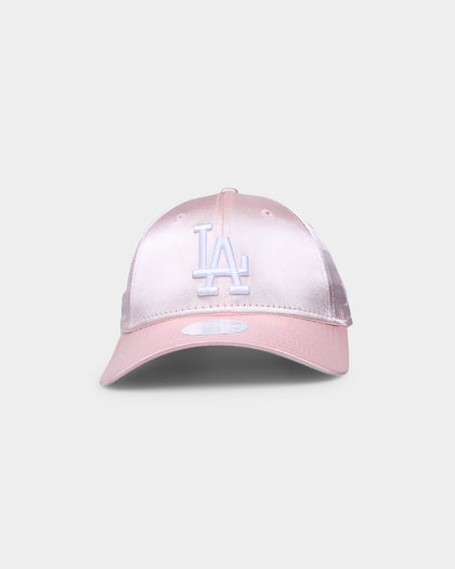 New Era Women's Los Angeles Dodgers 'Satin' 9FORTY Cloth Strapback Baby Pink