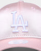 New Era Women's Los Angeles Dodgers 'Satin' 9FORTY Cloth Strapback Baby Pink