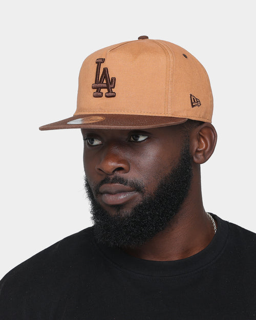 New Era Los Angeles Dodgers Golfer Snapback Walnut/Brown