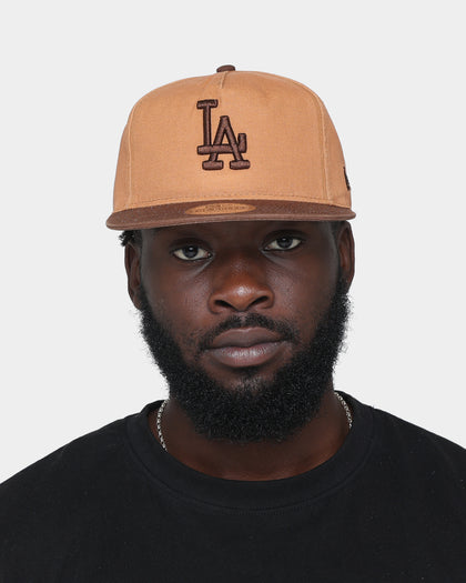New Era Los Angeles Dodgers Golfer Snapback Walnut/Brown