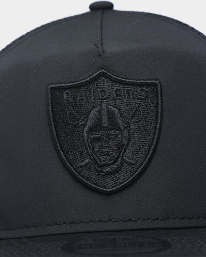 New Era Las Vegas Raiders Trucker Golfer Snapback Black/Black