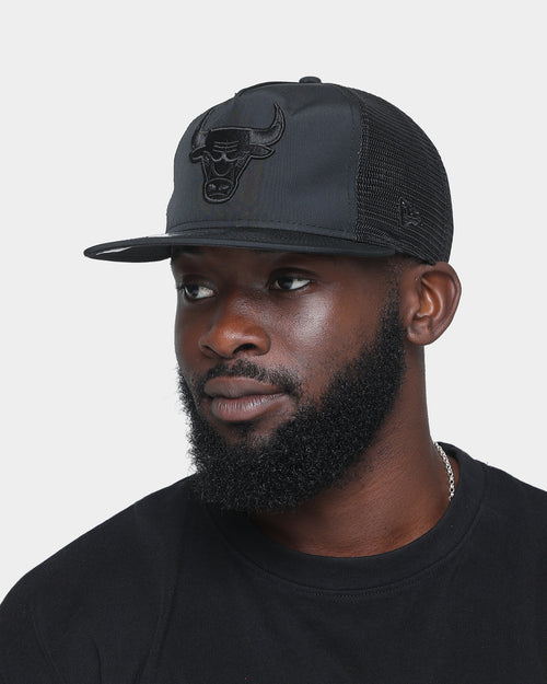 New Era Chicago Bulls Trucker Golfer Snapback Black/Black