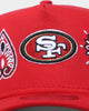 New Era San Francisco 49ers 'OG Team Paisley Embroidery' 9FORTY A-Frame Snapback Original Team Colours