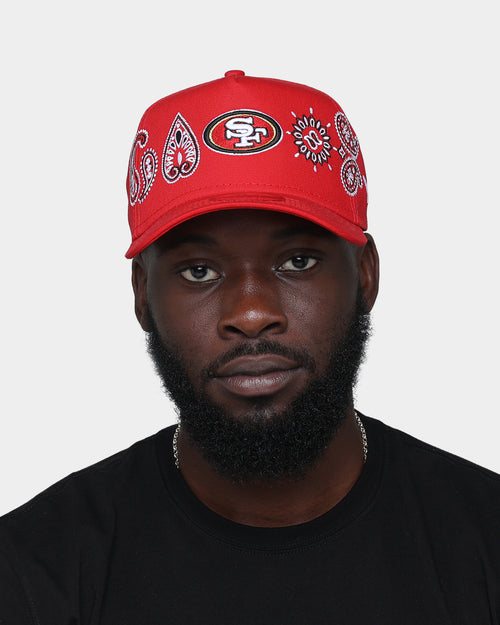 New Era San Francisco 49ers 'OG Team Paisley Embroidery' 9FORTY A-Frame Snapback Original Team Colours