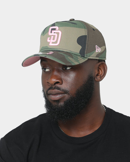New Era San Diego Padres "Camo Twist" 9FORTY A-Frame Snapback Camo Pink