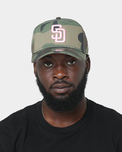 New Era San Diego Padres "Camo Twist" 9FORTY A-Frame Snapback Camo Pink