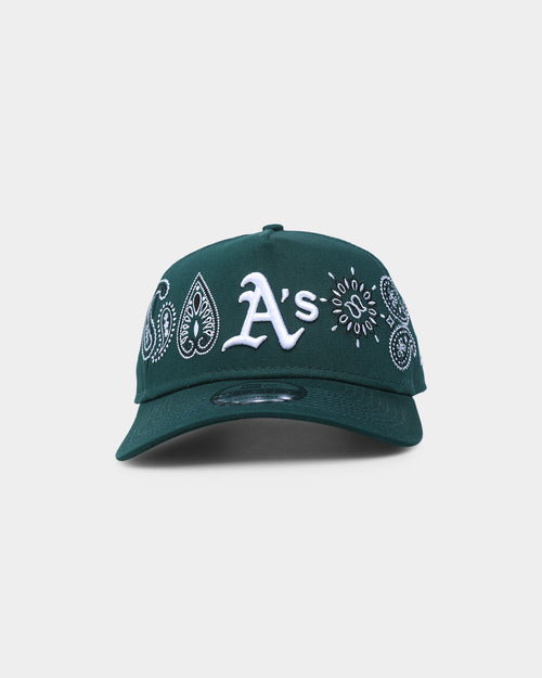 New Era Oakland Athletics 'OG Team Paisley Embroidery' 9FORTY A-Frame Snapback Original Team Colours