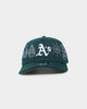 New Era Oakland Athletics 'OG Team Paisley Embroidery' 9FORTY A-Frame Snapback Original Team Colours