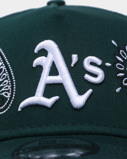 New Era Oakland Athletics 'OG Team Paisley Embroidery' 9FORTY A-Frame Snapback Original Team Colours
