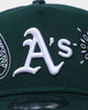 New Era Oakland Athletics 'OG Team Paisley Embroidery' 9FORTY A-Frame Snapback Original Team Colours