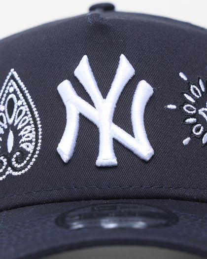 New York Yankees 'OG Team Paisley Embroidery' 9FORTY A-Frame Snapback Original Team Colours