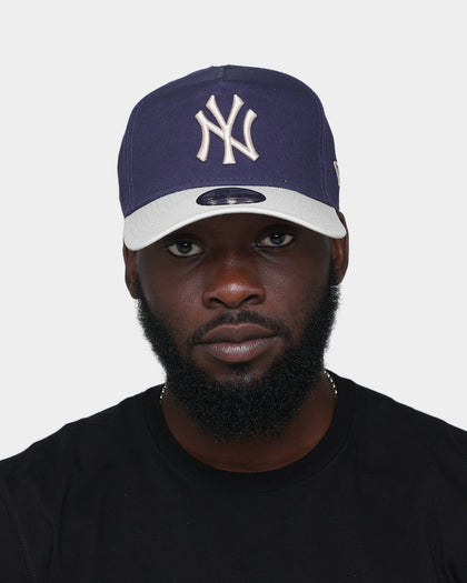 New Era New York Yankees 9FORTY A-Frame Snapback Navy/Stone