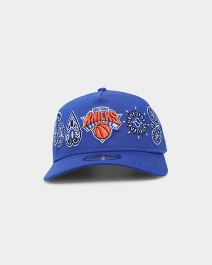 New Era New York Knicks 'OG Team Paisley Embroidery' 9FORTY A-Frame Snapback Original Team Colours