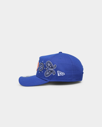 New Era New York Knicks 'OG Team Paisley Embroidery' 9FORTY A-Frame Snapback Original Team Colours