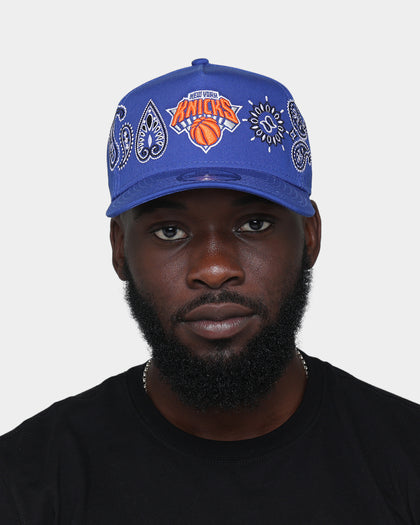 New Era New York Knicks 'OG Team Paisley Embroidery' 9FORTY A-Frame Snapback Original Team Colours