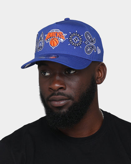 New Era New York Knicks 'OG Team Paisley Embroidery' 9FORTY A-Frame Snapback Original Team Colours