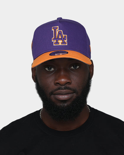 New Era Los Angeles Dodgers "Purple Valley" 9FORTY A-Frame Snapback Purple/Orange
