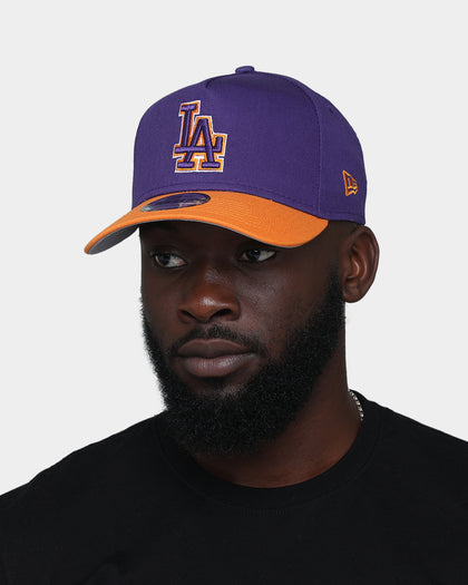 New Era Los Angeles Dodgers "Purple Valley" 9FORTY A-Frame Snapback Purple/Orange