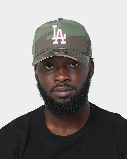 New Era Los Angeles Dodgers "Camo Twist" 9FORTY A-Frame Snapback Camo Pink